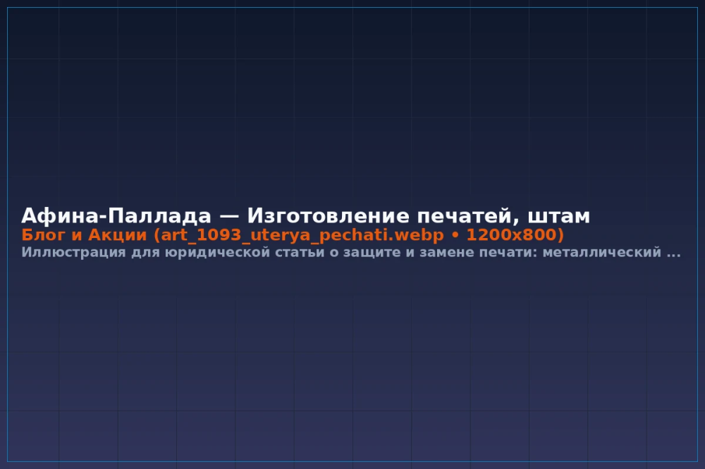 Что делать руководителю при утере или краже печати: правовой регламент